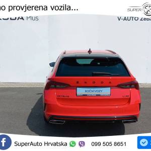Škoda Octavia Combi RS 2.0 TSI DSG 245 KS, 360+HEAD+KEY+GR SJED+VIRT+LANE