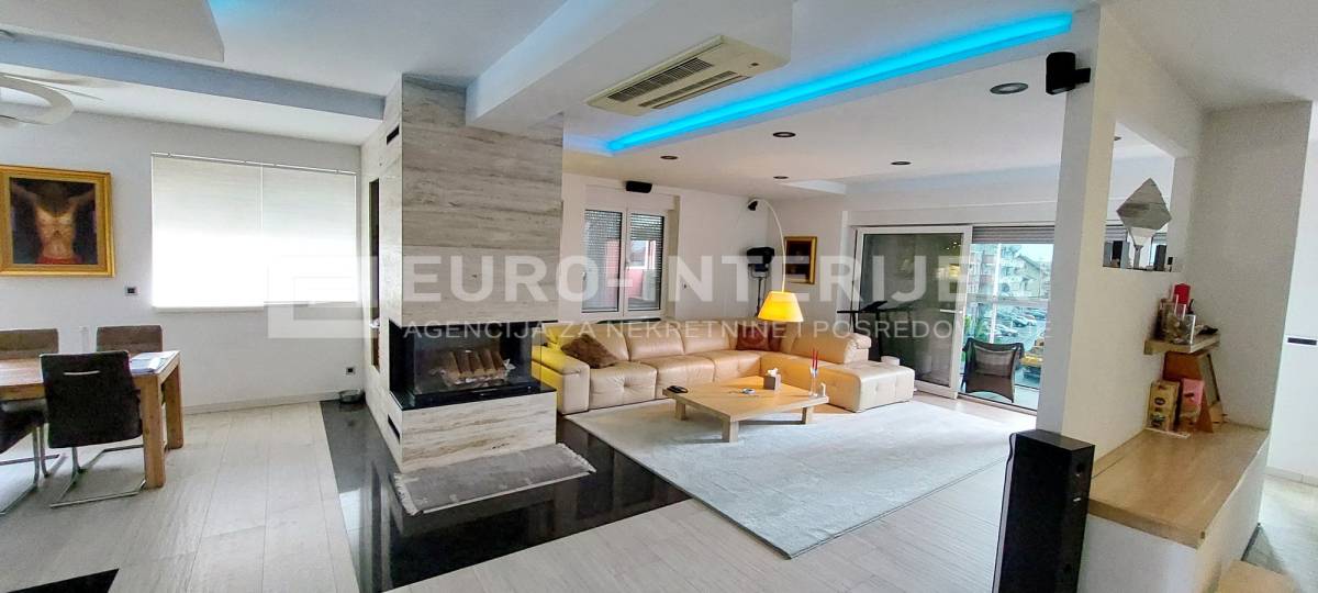 Stan Stenjevec, atraktivan dizajnerski Penthouse pov. 135 m² + terasa