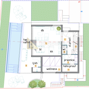 STARIGRAD - Moderna villa s bazenom 2. red od mora - 213m2