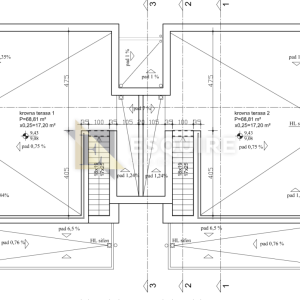 SUKOŠAN - Dvosoban penthouse S6, izlaz iz stana na krovnu terasu - 92m2!