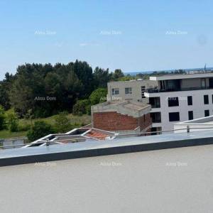 Tar – Vabriga | Moderan dvoetažni stan s impresivnom krovnom terasom od 110 m²