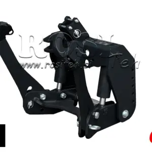 UNIVERZALNI KIT PREDNJA ČELNA HIDRAULIKA 2KAT ZA TRAKTOR 1500kg CRNA (