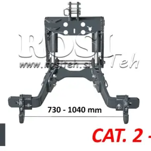 UNIVERZALNI KIT PREDNJA ČELNA HIDRAULIKA CAT. 2 - FLEX ZA TRAKTOR 1500