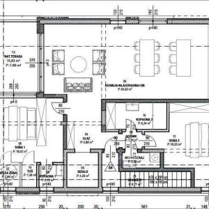 Vabriga – Stan na 2. katu s prostranom terasom, 129,50 m²