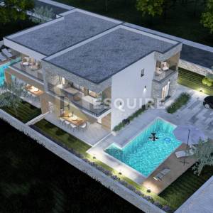Vrsi-Vrsi Mulo, građevinsko zemljište u  (865 m²) sa projektom i građevinskom dozvolom!!!!