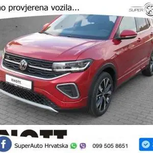 VW T-Cross 1.5 TSI DSG R-Line 150 KS, KAM+VIRT+GR SJED+KEY+LED