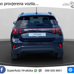 VW T-Cross 1.5 TSI DSG R-Line 150 KS, ACC+KAM+KEY+GR SJED+VIRT+LANE