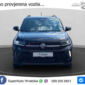 VW T-Cross 1.5 TSI DSG R-Line 150 KS, ACC+KAM+KEY+GR SJED+VIRT+LANE
