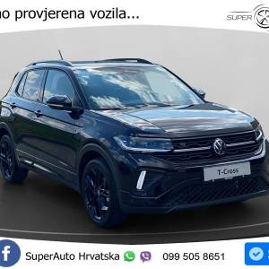 VW T-Cross 1.5 TSI DSG R-Line 150 KS, ACC+KAM+KEY+GR SJED+VIRT+LANE
