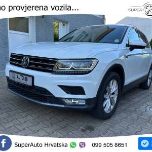 VW Tiguan 2.0 TDI 4M DSG Comfort 190 KS, LED+TEM+PANO+GR SJED+KAM+PDC