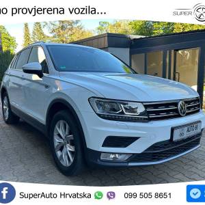 VW Tiguan 2.0 TDI 4M DSG Comfort 190 KS, LED+TEM+PANO+GR SJED+KAM+PDC