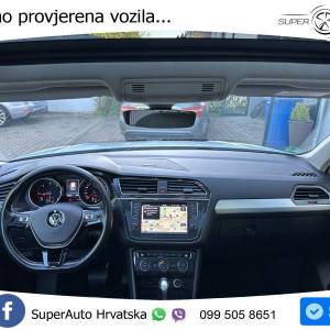 VW Tiguan 2.0 TDI 4M DSG Comfort 190 KS, LED+TEM+PANO+GR SJED+KAM+PDC