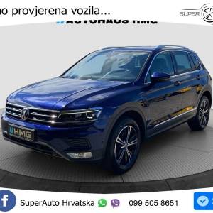VW Tiguan 2.0 TDI 4M DSG Highline 190 KS, LED+ACC+GR SJED+KAM+ASIST+PDC+VIRT