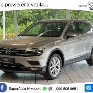 VW Tiguan 2.0 TDI 4M DSG Highline 150 KS, LED+ACC+GR SJED+PANO+360+VIRT