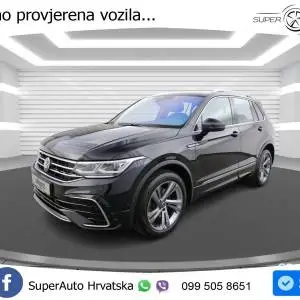 VW Tiguan 2.0 TDI 4M DSG R-Line 200 KS, ACC+LED+GR SJED+PANO+VIRT+ASIST