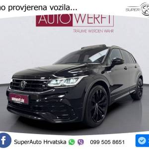 VW Tiguan 2.0 TDI 4M DSG R-Line 200 KS, ACC+LED+KAM+GR SJED+PANO+VIRT