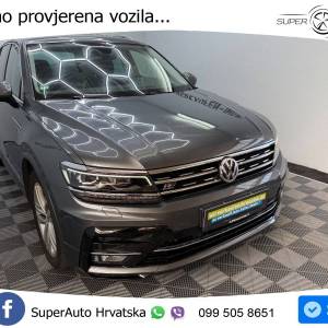 VW Tiguan 2.0 TDI 4M DSG R-Line 240 KS, LED+ACC+GR SJED+VIRT+PDC+PANO+HEAD