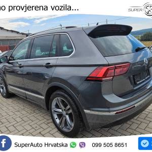 VW Tiguan 2.0 TDI 4M DSG R line 190 KS, LED+ACC+GR SJED+KAM+PDC