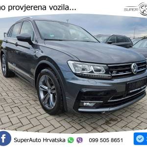 VW Tiguan 2.0 TDI 4M DSG R line 190 KS, LED+ACC+GR SJED+KAM+PDC