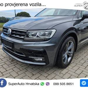 VW Tiguan 2.0 TDI 4M DSG R line 190 KS, LED+ACC+GR SJED+KAM+PDC
