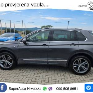 VW Tiguan 2.0 TDI 4M DSG R line 190 KS, LED+ACC+GR SJED+KAM+PDC