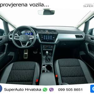 VW Touran 1.5 TSI DSG Comfortline 150 KS, 7-SJED+LED+ACC+GR SJED+PDC+VIRT