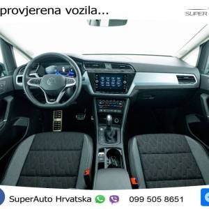 VW Touran 1.5 TSI DSG Comfortline 150 KS, 7-SJED+ACC+GR SJED+VIRT