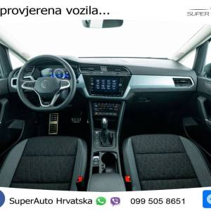 VW Touran 2.0 TDI DSG Comfortline 150 KS, 7-SJED+LED+ACC+VIRT+PDC+KUKA