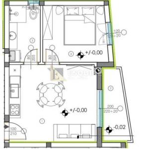 ZADAR - BOKANJAC - Jednosoban stan u novogradnji - 43m2