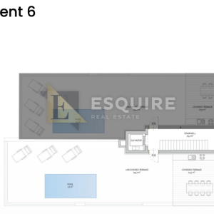 ZADAR - DIKLO - Dvosoban penthouse S6 1. red do mora - 181,59m2