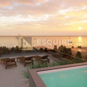 ZADAR - KOŽINO Luksuzan četverosoban penthouse S4 s grijanim bazenom na krovnoj terasi, 100m od mora - 265m2