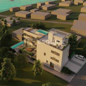 ZADAR - KOŽINO Luksuzan četverosoban stan S1 s grijanim bazenom, 100m od mora - 227m2
