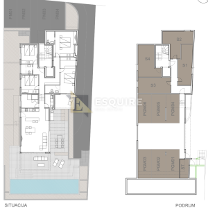 ZADAR - KOŽINO Luksuzan četverosoban stan S1 s grijanim bazenom, 100m od mora - 227m2