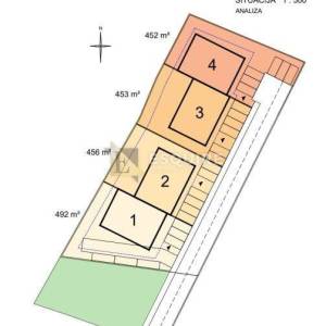 ZADAR - NIN Građevinsko zemljište za gradnju 4 stambene zgrade