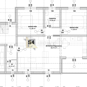 ZADAR - PRIVLAKA Dvosoban stan S4 u novogradnji - 78m2