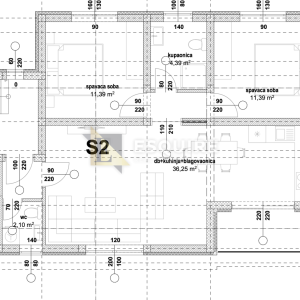 ZADAR - PRIVLAKA Dvosoban stan S2 u novogradnji - 83m2