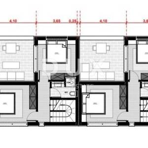 ZADAR, ZUKVE - Projekt s građevinskom za 4 apartmana!
