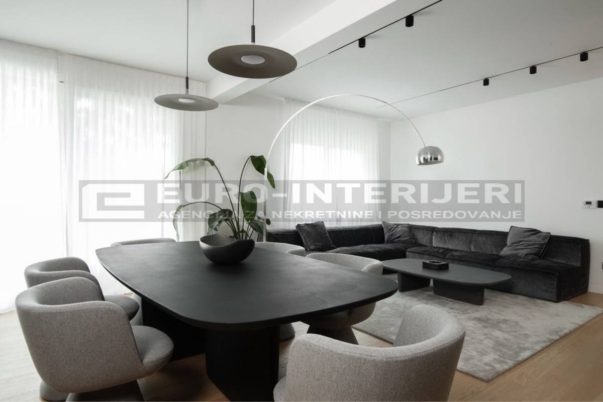 Zagreb, Srebrnjak, luksuzan trosoban stan 152 m² balkon terasa GM PM