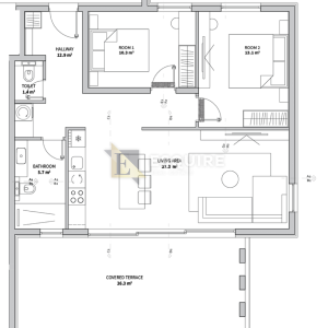 ZATON - Dvosoban stan A3 1. red do mora - 102m2