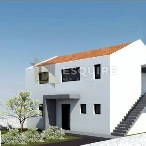 ŽDRILO -građevinsko zemljište od 374 m2 s projektom i građevinskom dozvolom!!