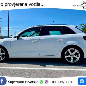 Audi A3 Sportback 2.0 TDI Sport 150 KS, LED+VIRT+GR SJED+PDC+NAVI+KLIMA