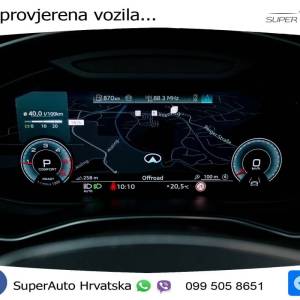 Audi A6 Avant 40 TDI quattro S tronic 2xS line 204 KS, LED+ACC+GR SJED+KAM+VIRT