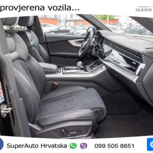 Audi Q8 50 TDI V6 quattro tiptronic S Line 286 KS, ZRAČNI+LED+TEM+GR SJED+KAM