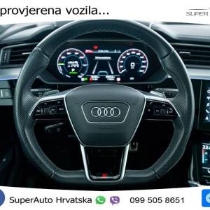 Audi Q8 e-tron 55 114 kWh SB quattro 2xS line 408 KS, ZRAČNI+MATRIX+GR SJED+360