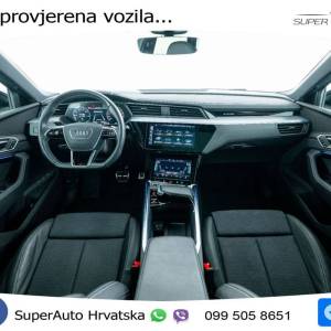 Audi Q8 e-tron 55 114 kWh SB quattro 2xS line 408 KS, ZRAČNI+MATRIX+GR SJED+360