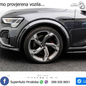 Audi SQ8 e-tron 114 kWh quattro 503 KS, PANO+ZRAČ+360+GR SJED+ACC+HEAD+KEY+LANE