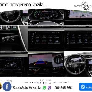 Audi SQ8 e-tron 114 kWh quattro 503 KS, PANO+ZRAČ+360+GR SJED+ACC+HEAD+KEY+LANE