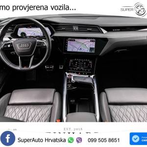 Audi SQ8 e-tron 114 kWh quattro 503 KS, PANO+ZRAČ+360+GR SJED+ACC+HEAD+KEY+LANE
