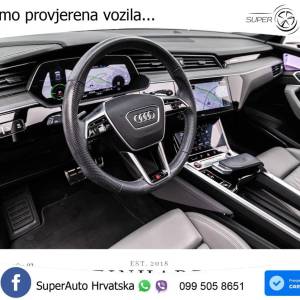 Audi SQ8 e-tron 114 kWh quattro 503 KS, PANO+ZRAČ+360+GR SJED+ACC+HEAD+KEY+LANE