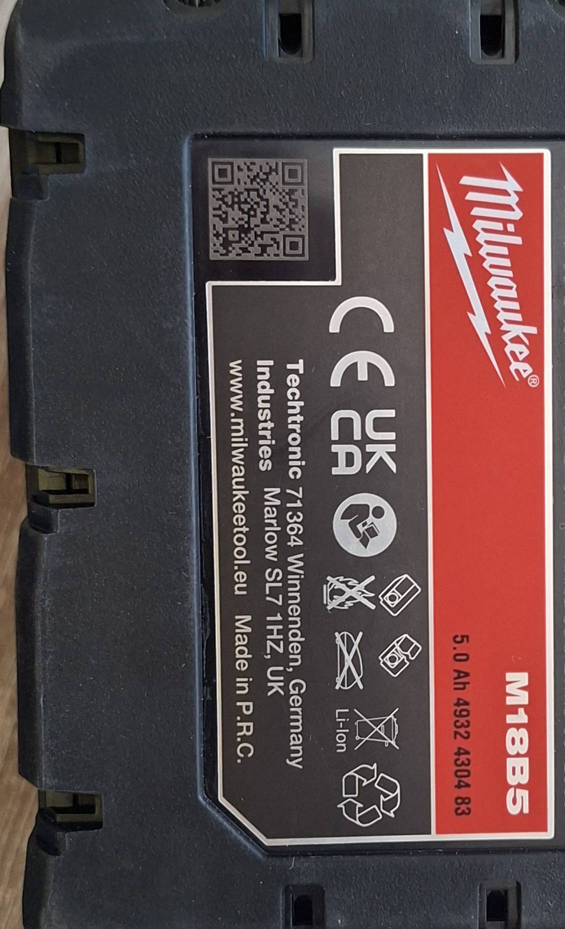 BATERIJA 5.0 ah m18